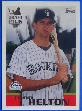 Keywords player name set name acc#. Free: 1996 Todd Helton Topps #13, Rookie Card - Sports Trading Cards - Listia.com Auctions for ...