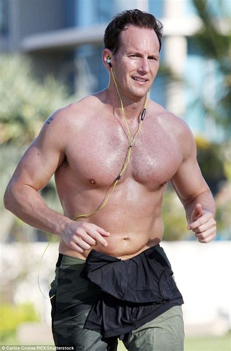 A Very Buff Patrick Wilson Spotted Jogging In The Gold Coast Patrick Wilson Shirtless Patrick