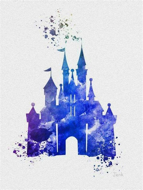 Castillo Disneyland París Dibujos De Disney Siluetas Disney