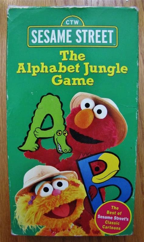 Is it just me, or do other gardeners look outside in late summer and find that their yard has grown into an impassable jungle? Sesame Street The Alphabet Jungle Game VHS Video | eBay