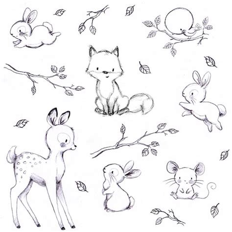 Easy Animal Drawings Cute Drawings Animal Sketches Easy Easter