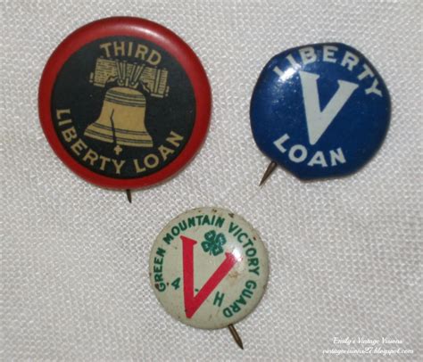 Emilys Vintage Visions Wwii Victory Pins Part 1