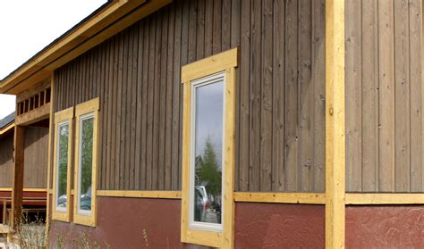YesHaus siding ==> LP Smart Side Engineered Wood Siding - 100% SFI