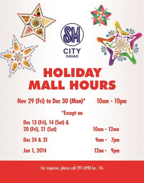Christmas Holiday Mall Hours in Davao - DavaoBase