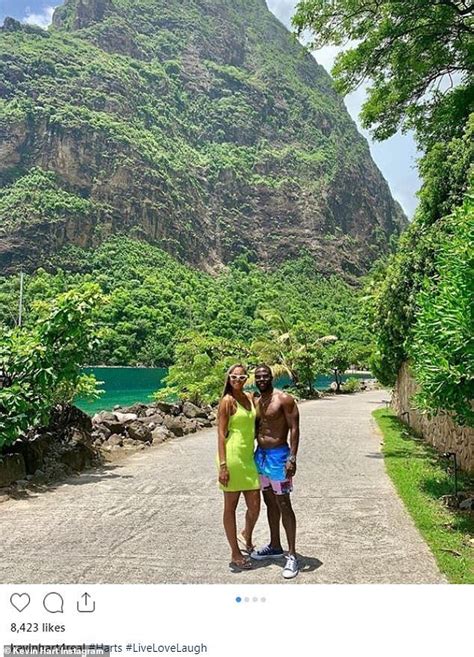 Kevin Hart Shows Off Summer Body On St Lucia Anniversary Trip With