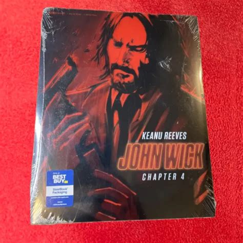 JOHN WICK CHAPTER 4 STEELBOOK 4K Ultra HD Blu Ray Blu Ray Digital
