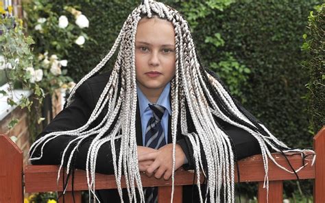 Schoolgirl Sent Home For Having Bright White Dreadlocked Hair But