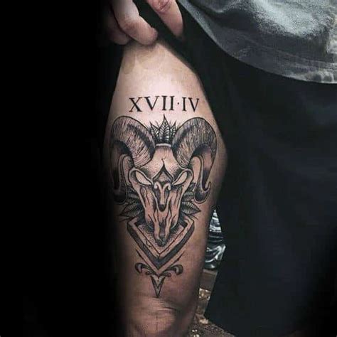 39 gemini tattoos and their zodiac design meanings tattooswin. Aries Tattoos for Men - Ideas and Inspiration for Guys