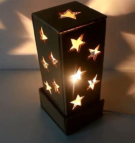 How To Make A Starry Cardboard Lampshade 1 Diy Home Tutorial