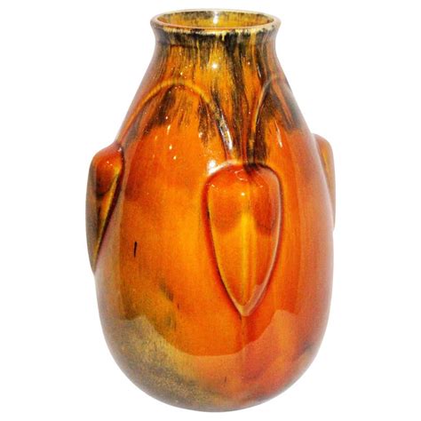 Art Deco French Vase In Ceramic 1930s For Sale At 1stdibs