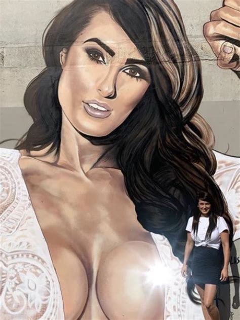 Josh Reynolds Ex Commissions Busty Mural Of Herself Queensland Times