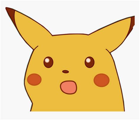 Memes Para Stickers Png Png Download Surprised Pikachu Face