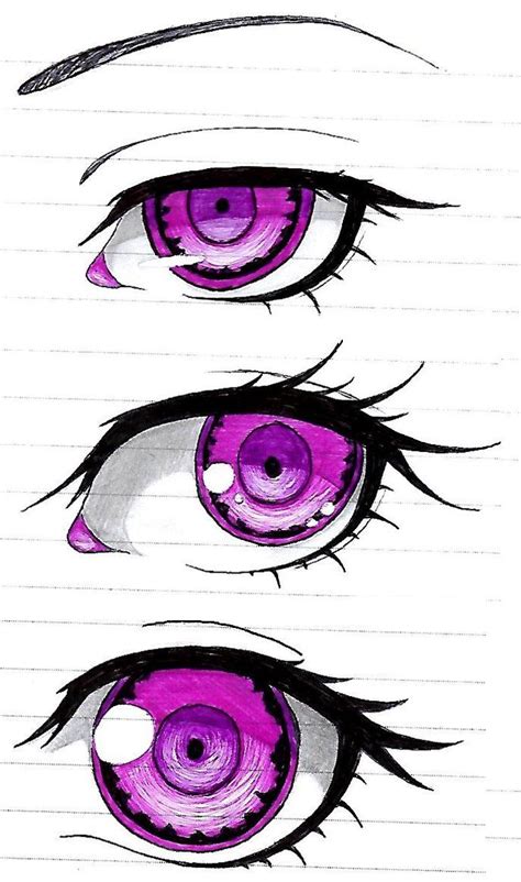Anime Purple Eyes Pin On Heterochromia Because More Colors Is Better