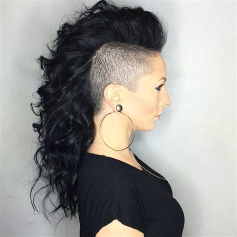 20 ideas of side shaved long hair mohawk hairstyles