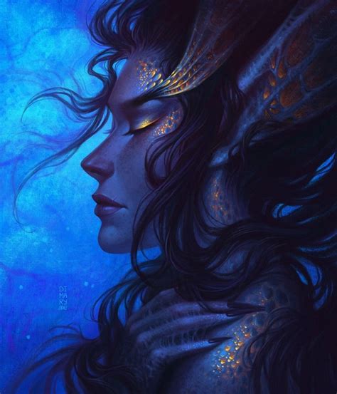 Inprnt On Tumblr — “deep Sea Mermaid” By Maria Dimova On Inprnt In 2020