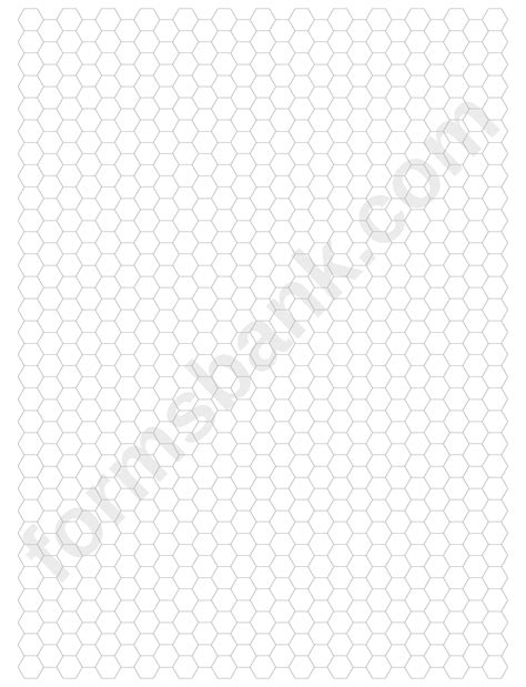 Grey Hexagonal Graph Paper Template Printable Pdf Download