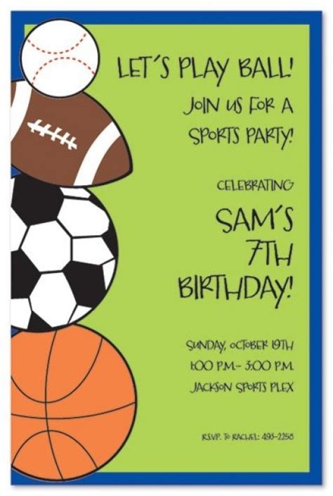 Football, golf, baseball, bowling, basketball, soccer, cheerleading, volleyball, and more.no matter what your favorite sport is, birthdayinabox.com has got you covered!. Sports Birthday Party Ideas - AA Gifts & Baskets Blog
