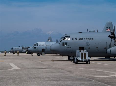 A 10c Thunderbolt Ii And C 130h Hercules Aircraft Visit Macdill Air