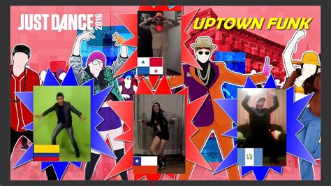 Just Dance 2016 Uptown Funk Collab With Wii U Friends Youtube