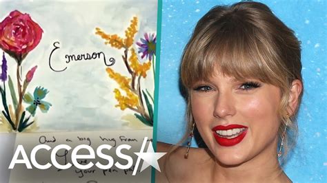 Taylor Swift Surprises Fan With Hand Painted Note Youtube
