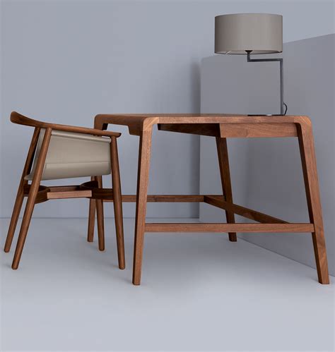 Shop antike, vintage und moderne schreibtische online bei pamono. Schreibtisch aus Massivholz "Secret" - milanari.com
