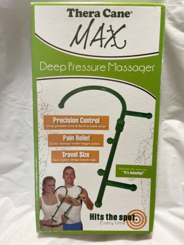 thera cane max travel deep pressure massager ebay