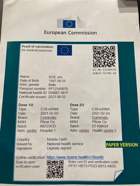 Doté d'un code qr, il sera mis à votre disposition en version papier. Covid-19 : le certificat sanitaire européen mis en place à ...