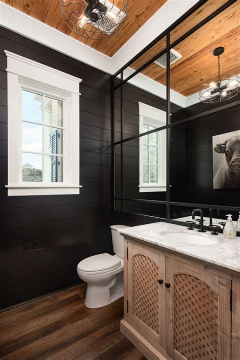 16 Enchanting Farmhouse Powder Room Designs You Didnt Know You Needed
