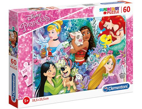 Clementoni Puzzle Supercolor Disney Princess 60teile Puzzle 24 104 Teile