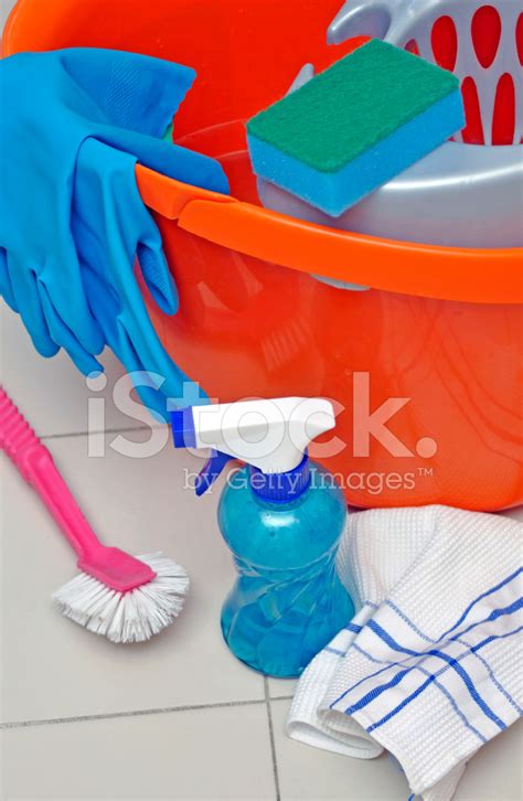 Cleaning Supplies Stock Photo Royalty Free Freeimages