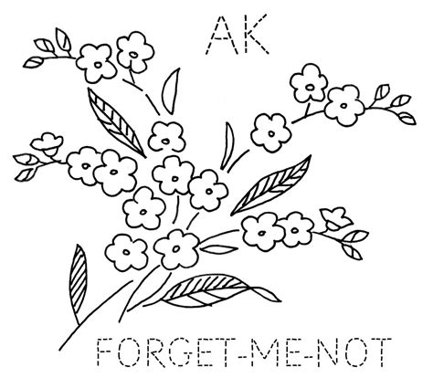 Forget Me Not Coloring Download Forget Me Not Coloring For Free 2019