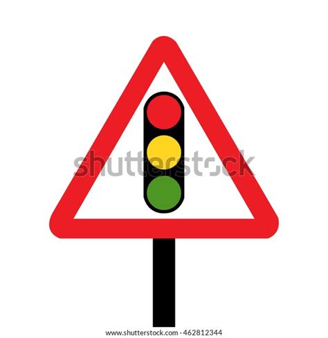 4738 Traffic Signal Ahead Sign Stock Vectors Images And Vector Art