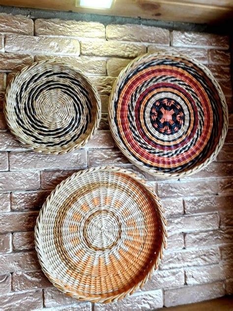 We did not find results for: Boho wall art. Set of 3 wall baskets. Wicker round bowl. Wicker wall tray. Bohemian wall decor ...