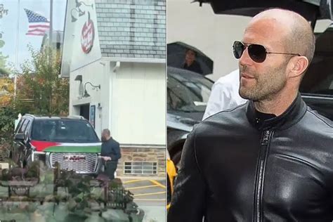 Jason Statham Shows Solidarity With Palestine Via Car Wrap