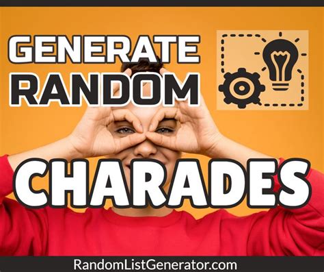 Random Charades Generator