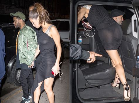 Selena Gomez Turns Heads In See Through Dress For Date Night With The Weeknd E News