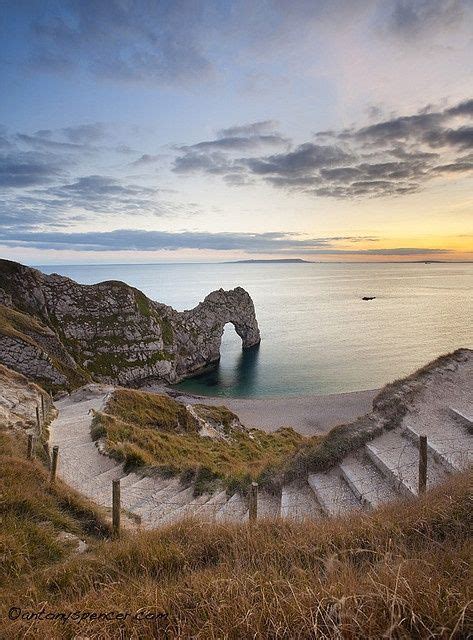 Steps To Durdle Door On The Jurassic Coast Dorset England Beautiful