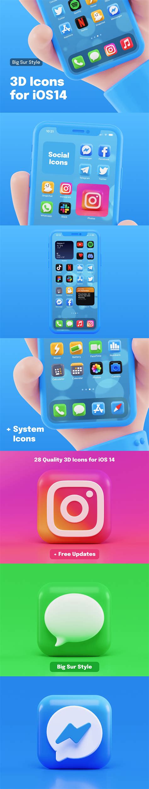 3d App Icons For Ios App App Icon Messaging App