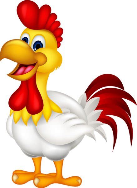 Happy Cartoon Chicken — Stock Vector © Memoangeles 134186352