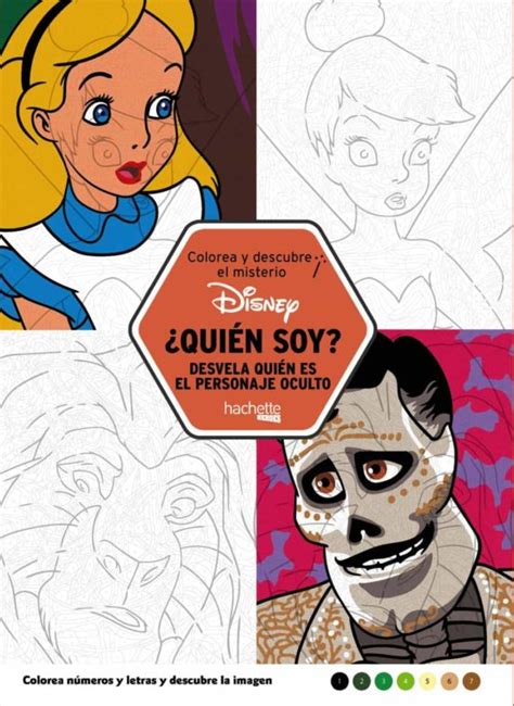 Colorea Y Descubre El Misterio Disney ¿quien Soy Vvaa Casa Del