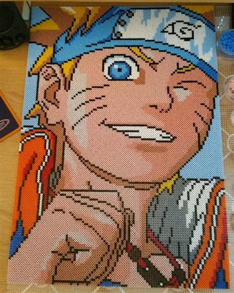 Naruto Easy Anime Pixel Art Grid Goimages Pewpew