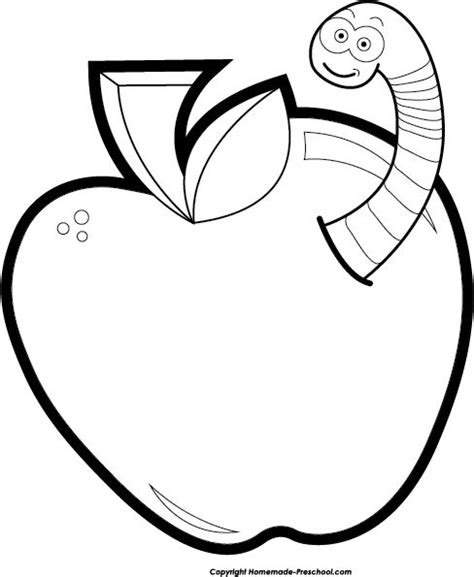 Apple Black And White Clipart | Free download on ClipArtMag