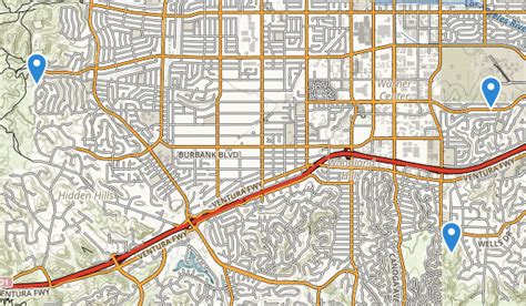 34 Woodland Hills Ca Map Maps Database Source