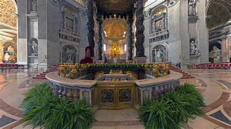 Basilica papale di san pietro in vaticano), or simply saint peter's basilica (latin: Take Amazing 360° Tour of St. Peter's in Vatican City From ...