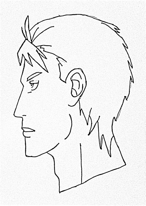 How To Draw The Side Of A Male Face Simple Vive Dituals