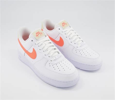 Nike кеды nike air force 1 lv8 5. Nike Air Force 1 07 Trainers White Atomic Pink Fossil ...