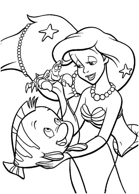 Dibujos De La Sirenita Ariel Para Colorear E Imprimir Ariel Coloring Pages Mermaid Coloring