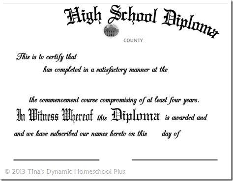 Day 9 Editable High School Diploma 10 Days Of Planning A Homeschool