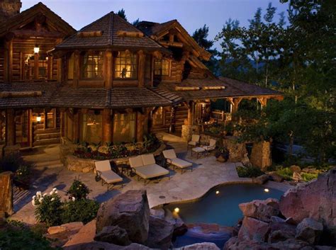 Secluded cabins and rustic colorado rentals you can't miss! Romantic rustic log and stone home in a Colorado mountain ...