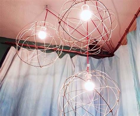 Wire Orb Ball Light Fixtures 9 Steps With Pictures